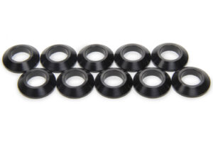 Ti22 PERFORMANCE Tapered Spacers 1/2in ID 1/4in Thick Black 10pk TIP8221-10