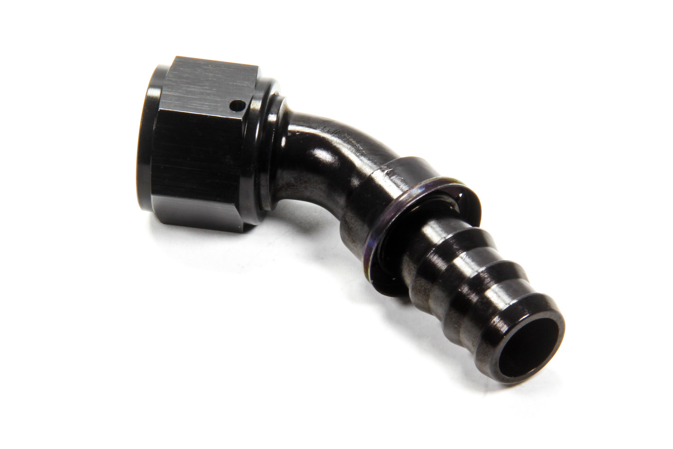 AEROQUIP #12 45 Degree Socketless Black FBL1525