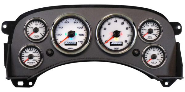 NEW VINTAGE USA Gauge Kit GM Truck 99-06 Performance II White 99601-03