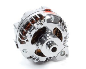 POWERMASTER Chrome Mopar 95amp Alter Double Groove Pulley 175091