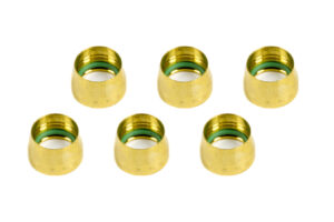 AEROQUIP -10 Replacement A/C Brass Sleeves (6pk) FCM2432