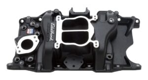 EDELBROCK SBM Performer Manifold – 318/360 – Black 21763