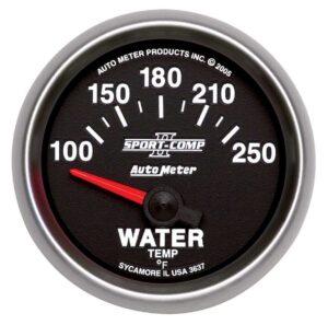 AUTOMETER 2-1/16in S/C II Water Temp. Gauge 100-250 3637