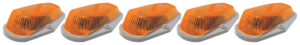 PACER PERFORMANCE Cab Roof Lights Amber 80-98 Ford P/U Non LED 20-225