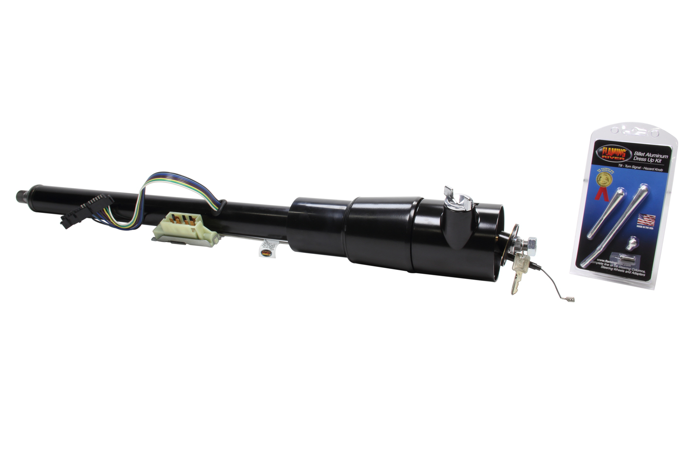FLAMING RIVER 73-87 GM C10 Direct Fit Steering Tilt Column FR30006-48BK
