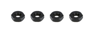 Ti22 PERFORMANCE Jam Nuts LH 10-32 Black Aluminum 4 Pack TIP5666