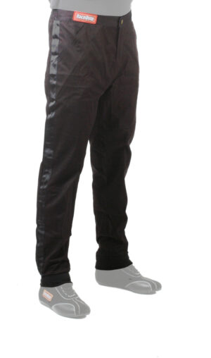 RACEQUIP Black Pants Kids Single Layer XXL Black Trim 1970097RQP