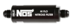 NITROUS OXIDE SYSTEMS 6AN  Hi-Flo Nitrous Filter – Black 15556NOS