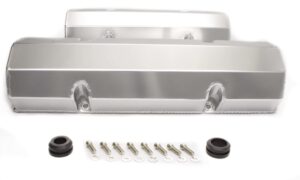 RACING POWER CO-PACKAGED GM Fabricated Aluminum Valve Covers w/o Hole R6147