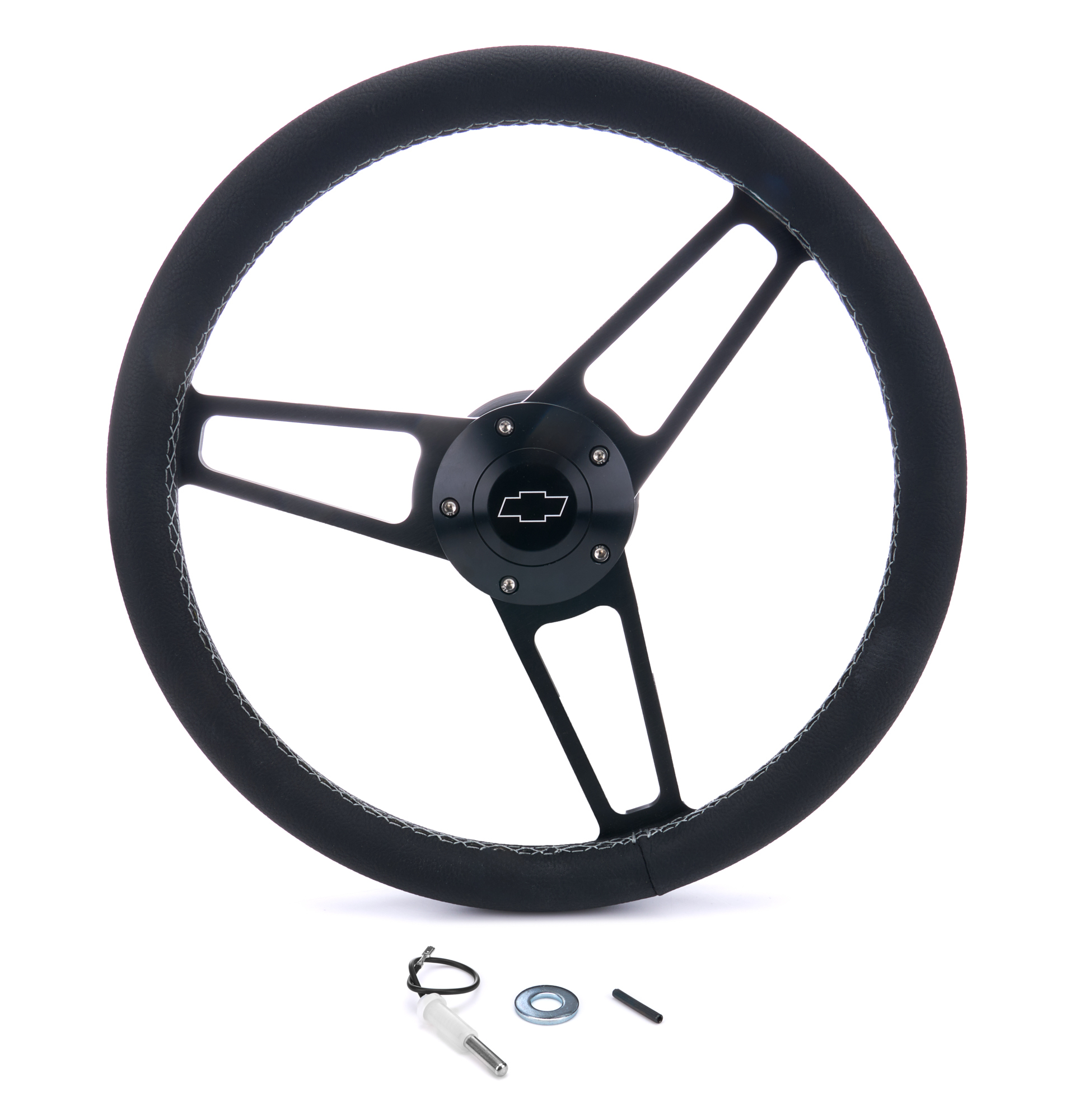 GRANT Billet Classic Series Black Wheel Chevy Logo 1906-1