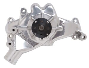 EDELBROCK BBC Water Pump – Long  Polished 8861