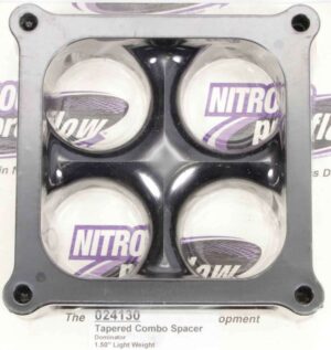 WILSON MANIFOLDS Carburetor Spacer – 4500 1.5in 4-Hole L/W Tapered 024130