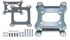 RACING POWER CO-PACKAGED 2 Barrel Carb To 4 Barre l Manifold Adapter R2065