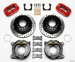 WILWOOD Rear Disc Brake Kit w/ Park Brake 12 Bolt GM 140-11401-DR