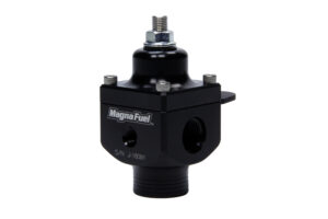 MAGNAFUEL/MAGNAFLOW FUEL SYSTEMS Large 2-Port Regulator – # 8 Outlets – Black MP-9833-BLK
