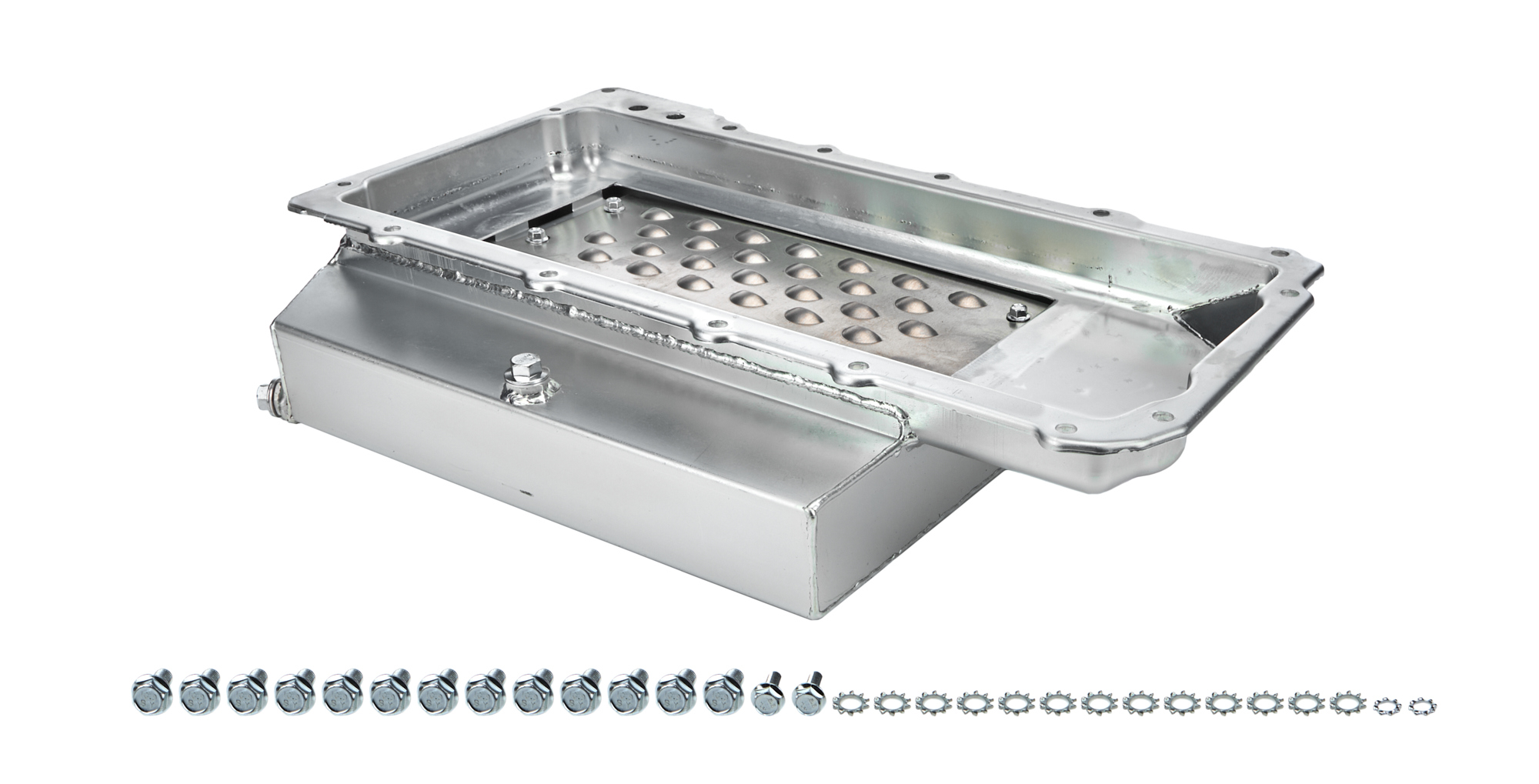 KEVKO OIL PANS & COMPONENTS GM LS CT Oil Pan 8qt 4-in Deep Rear Sump LS1007-ST