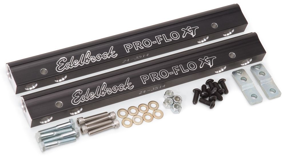 EDELBROCK EFI Fuel Rail Kit SBC Pro-Flo XT Use w/7137 3627