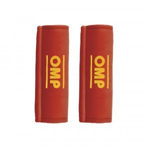 OMP RACING, INC. Harness Pads Red Used w/ 3in Belts DB0-0450-A02-061