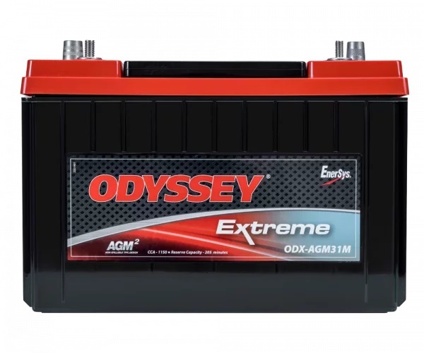 ODYSSEY BATTERY Battery 1150CCA/1370CA Dual SAE/ 3/8IN Stud ODX-AGM31M
