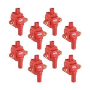 MSD IGNITION Coil Ford Godzilla 7.3L 8-Pack Red 82838