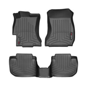 WEATHERTECH Black Front And Rear Floorliners 44439-1-2
