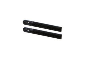 ALLSTAR PERFORMANCE Alum Hood Pins 1/2in w/ 3/16in Hole 2pk Black ALL18499