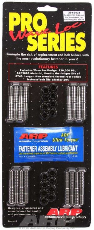 ARP SBF Rod Bolt Kit – Fits 289-302 w/5/16in 254-6402