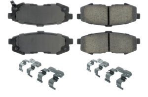 CENTRIC BRAKE PARTS Posi-Quiet Ceramic Brake Pads with Shims and Har 105.1073