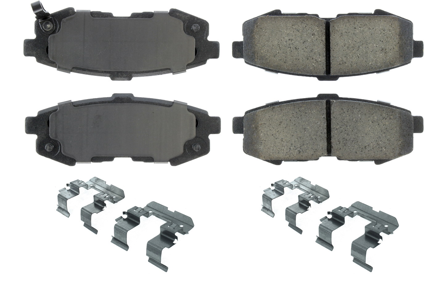 CENTRIC BRAKE PARTS Posi-Quiet Ceramic Brake Pads with Shims and Har 105.1073