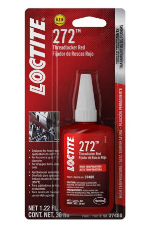 LOCTITE Threadlocker 272 Red Hi Temp 36ml/1.22oz 492143