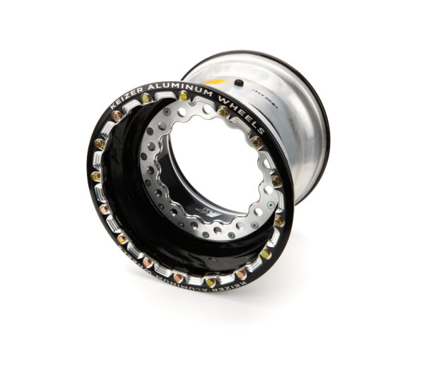 KEIZER ALUMINUM WHEELS, INC. 15x13x5 Wide 5 BLK Inner B/L Modular W15135IBLB