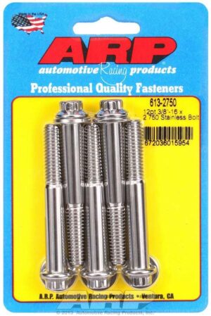 ARP S/S Bolt Kit – 12pt. (5) 3/8-16 x 2.750 613-2750