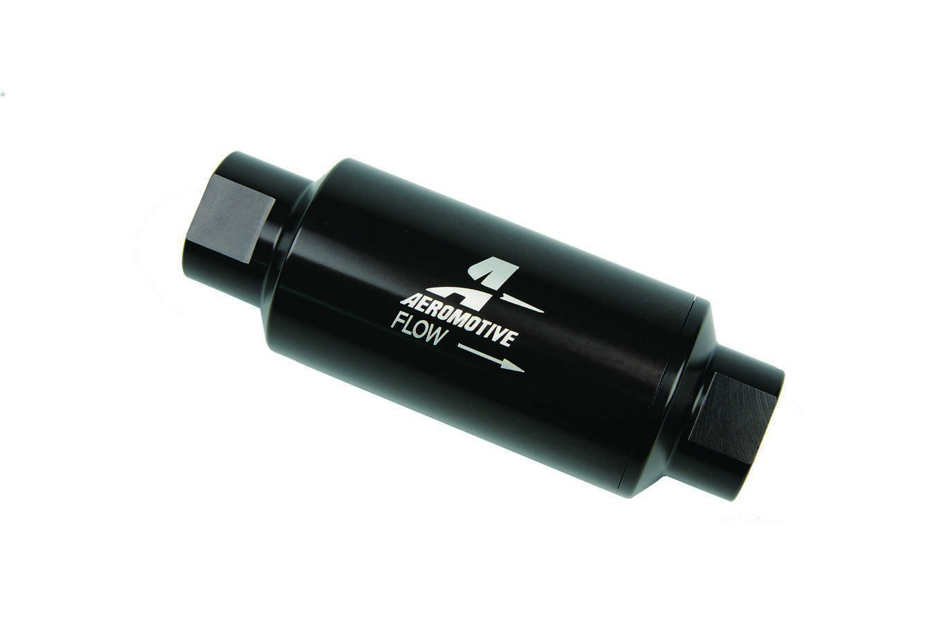 AEROMOTIVE Inline Fuel Filter – 100 Micron- Black 12324