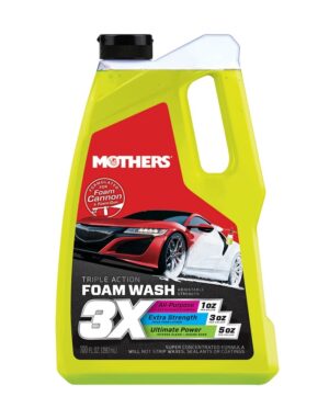 MOTHERS Triple Action Foam Wash 100 Ounces 05610