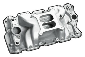 PROFESSIONAL PRODUCTS SBC Power+Plus CrossWind Manifold – Satin 52026