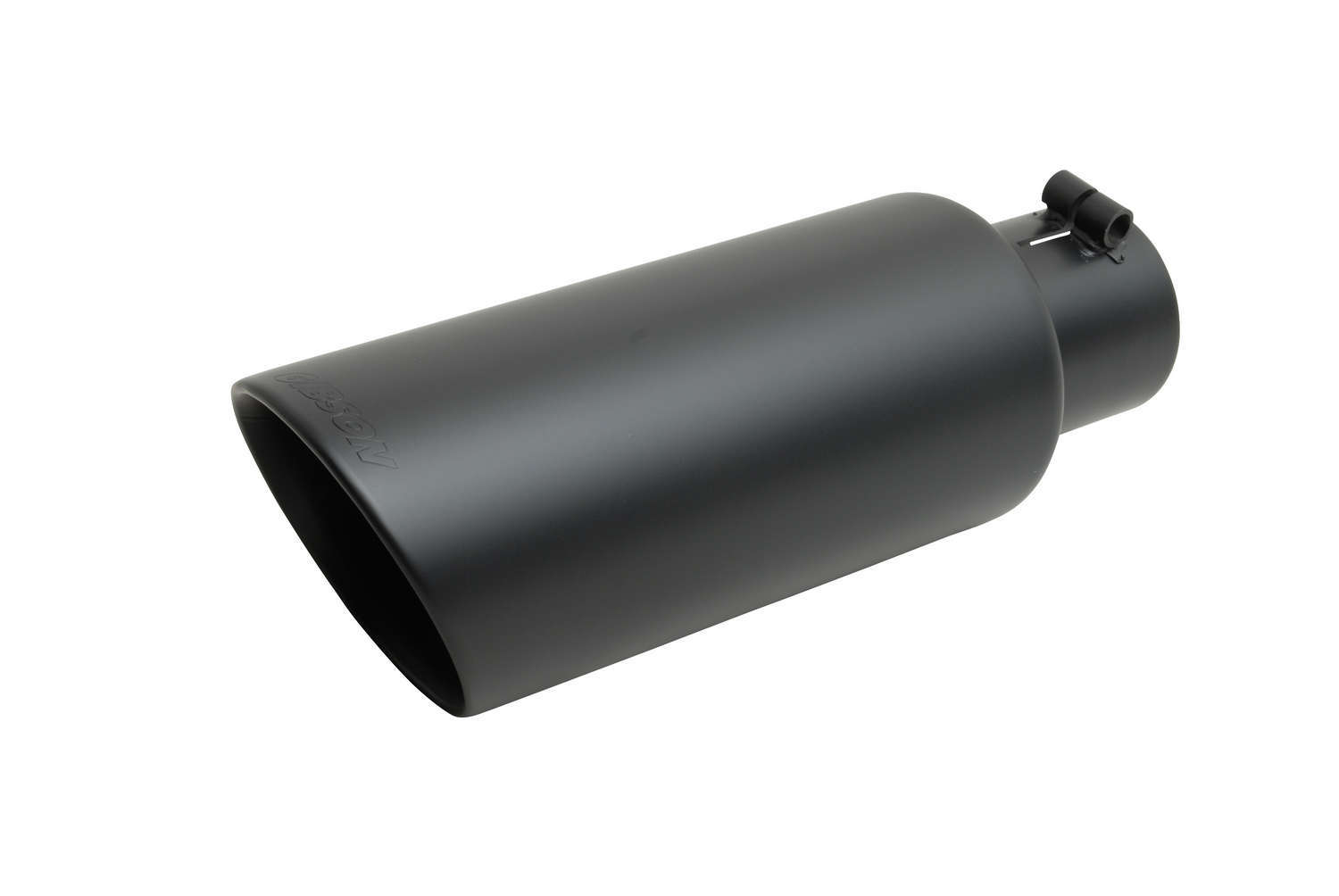 GIBSON EXHAUST Black Ceramic Double Wal led Angle Exhaust Tip 500637-B