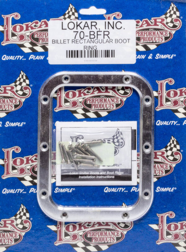 LOKAR Billet Rectangular Shift Boot Ring 6.75 In X 5.25 70-BFR