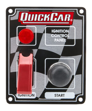 QUICKCAR RACING PRODUCTS Ignition Panel w/Flip Switch and Light 50-053