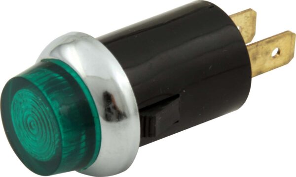 QUICKCAR RACING PRODUCTS Warning Light 3/4  Green Carded 61-709