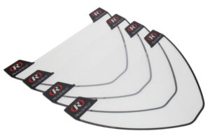 RACING OPTICS RealShield Hat Face Shield 4pk ANSI Cert RS15001A-4
