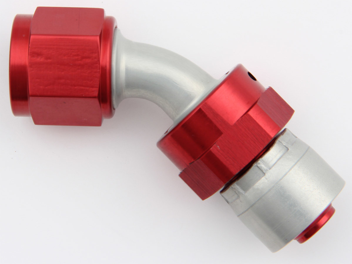 AEROQUIP #6 45 Deg Startlite Crimp Fitting FBM4222