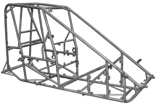 TRIPLE X RACE COMPONENTS Midget Chassis Bare Frame MID-CH-1000