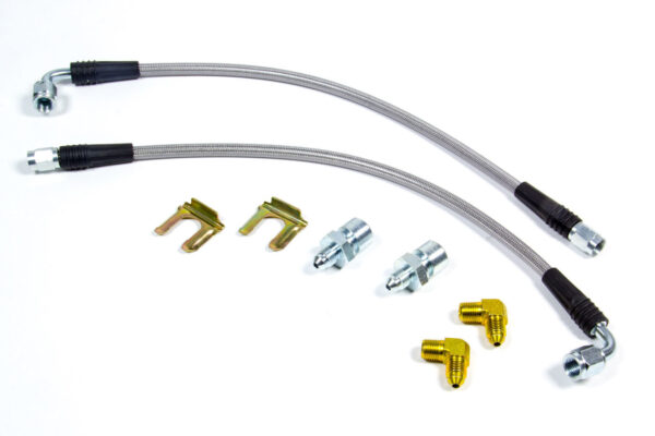 WILWOOD Flexline Kit 70-81 GM Front w/90 Deg Hose End 220-10509
