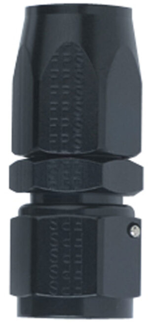 FRAGOLA #12 Straight Power Flow Hose End Black 100112-BL
