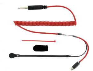 RACING ELECTRONICS Helmet Kit w/ Compact Flex Boom 3 Conn. Cord RT605-C