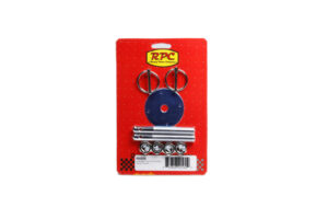RACING POWER CO-PACKAGED Chrome 3/16In Flip-Over Hood Pin Kit – Steel R4056