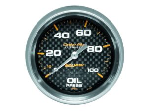 AUTOMETER C/F 2-5/8in Oil Pressure Gauge 0-100PSI 4821