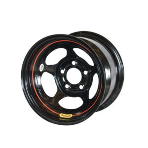 BASSETT Wheel 15×8 5×5 3in Armor Edge Black 58A53W