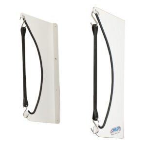 HEPFNER RACING PRODUCTS Nose Wing Mount for Mini Sprint White HRP6549-WHT