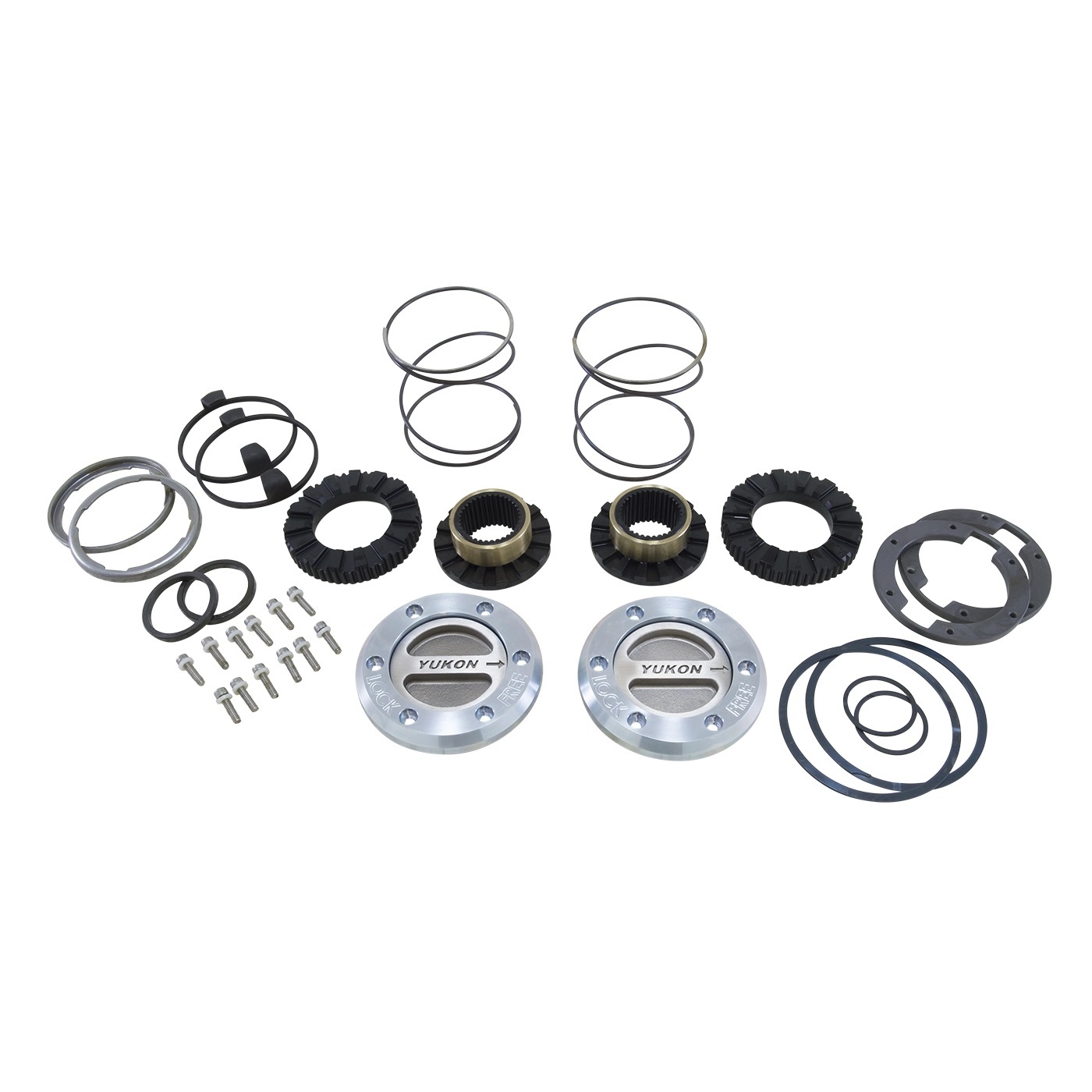 YUKON GEAR AND AXLE Locking Hub Kit Dana 60 35 Spline YHC70001